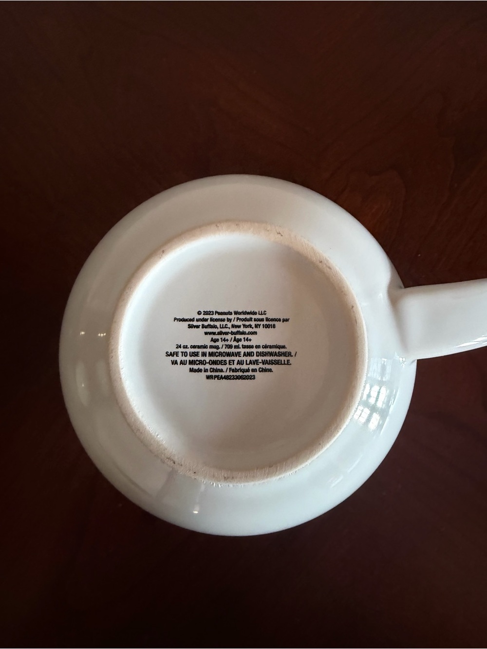 Peanuts “Suddenly It’s Fall” 24 oz Ceramic Mug | Charlie Brown Snoopy Pumpkin - Picture 6 of 6